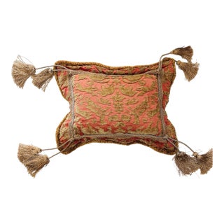 Luxury Custom Vintage Wildlife Design Tapestry Pillow With Tassels For Sale