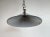 1950s British Industrial Blue Enamel Factory Pendant Lamp, 1950s For Sale - Image 5 of 15
