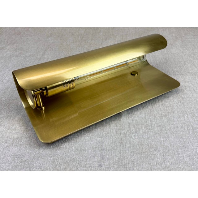 2020s Modernist Brass “Accord” Wall Sconce by Hudson Valley Lighting For Sale - Image 5 of 10