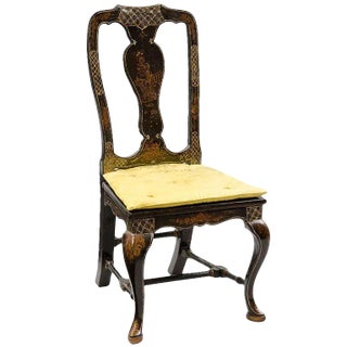 Venetian Chinoiserie Side Chair For Sale