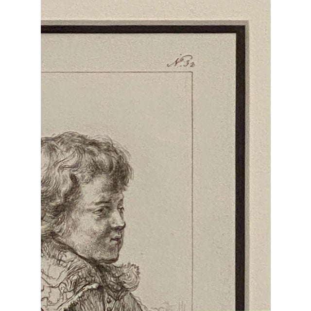 Late 18th Century Rembrandt Etching #32, by Francesco Novelli For Sale - Image 4 of 5