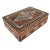 Brown Moroccan Inlaid Marquetry Hardwood Box Ornate Khatam Style For Sale - Image 8 of 9