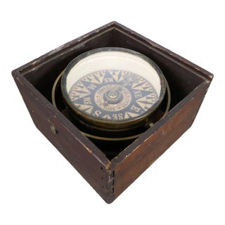 Robert Merill & Sons Ship's Compass For Sale