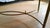 Mid Century Brass & Smoked Glass Coffee Table With Curved Stretcher For Sale - Image 4 of 7