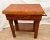 Gorgeous Vintage Butcher Block Carving Table Oak Base with Drawer Shelf End cut Maple top Rare hard to find rectangle...