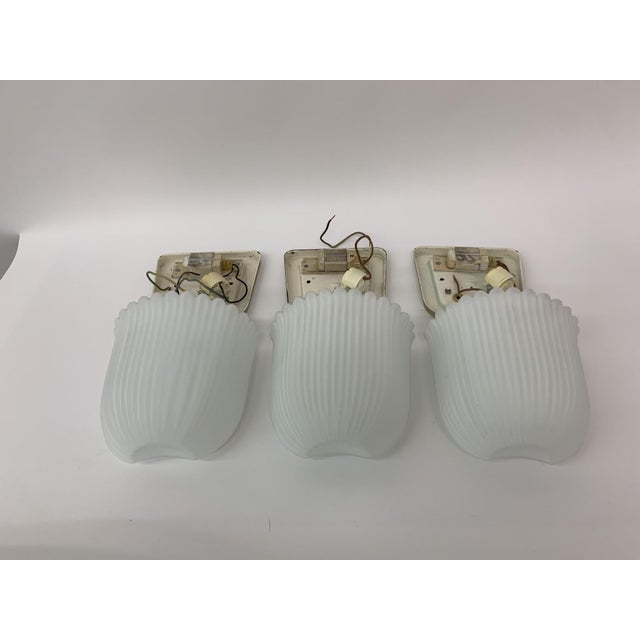 Mid-Century Wall Lamp from Glashutte Limburg, 1970s, Set of 3 For Sale - Image 3 of 18