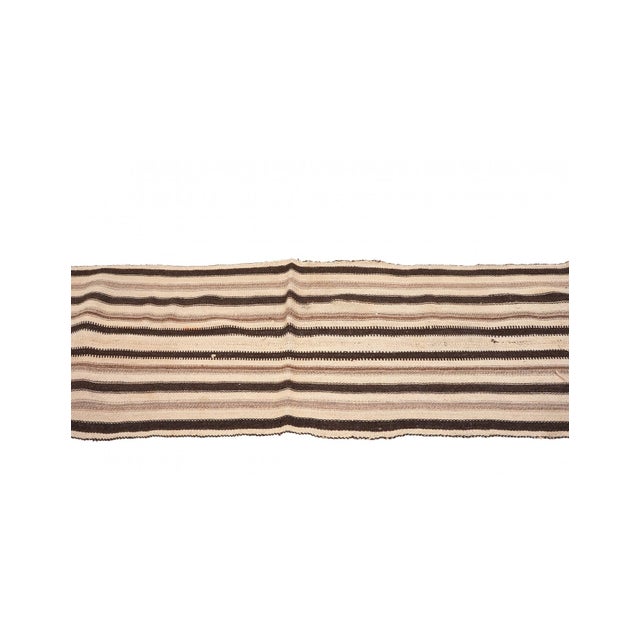 Striped Vintage Kilim Rug - 2`3″ X 6`5″ For Sale - Image 4 of 6