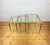 Gold Vintage Hollywood Regency Brass and Glass Nesting Tables, 1950s, Set of 3 For Sale - Image 8 of 11