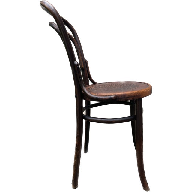 Art Deco Early 20th Century Mazowia Bentwood Bistro Chair For Sale - Image 3 of 13