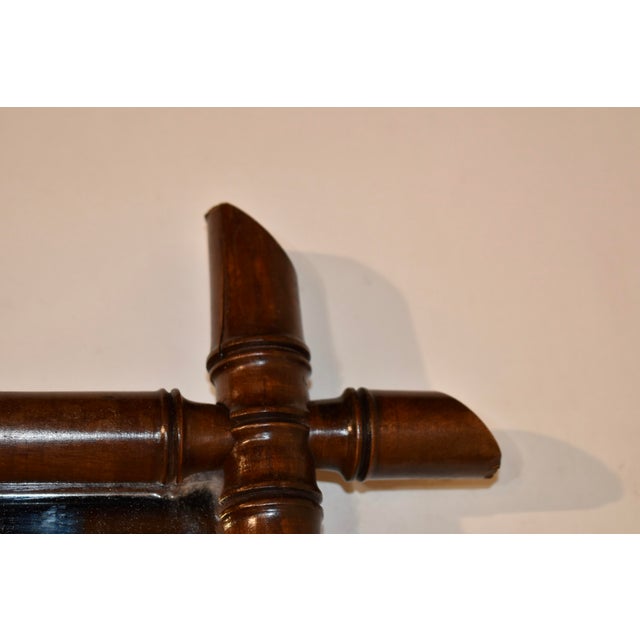 Glass Faux Bamboo Mirror From France, Circa 1900 For Sale - Image 7 of 11