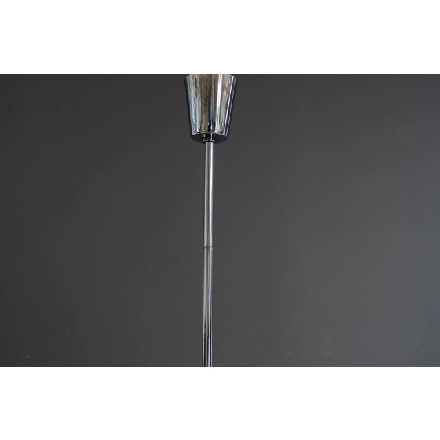 Chromed Chandelier from Bakalowits, Vienna, 1950s For Sale - Image 12 of 18