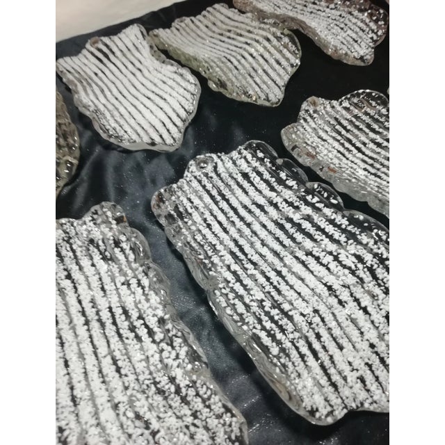 1970s Mid-Century Modern Murano Glass Sheets Pendant Lamp For Sale - Image 5 of 18