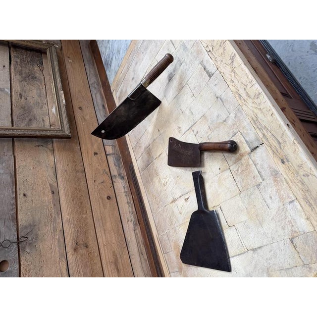 Large Late 19th Century Butcher Block For Sale - Image 12 of 13