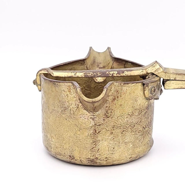 Edo Period Gilt Copper Tea Ceremony Water Pourer, Japan Circa 1800 For Sale - Image 4 of 13