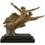 Robert Delandre, Art Deco Bronze Sculpture of 3 Athletes: Allegory of Speed, 1930, Bronze & Marble For Sale - Image 6 of 12