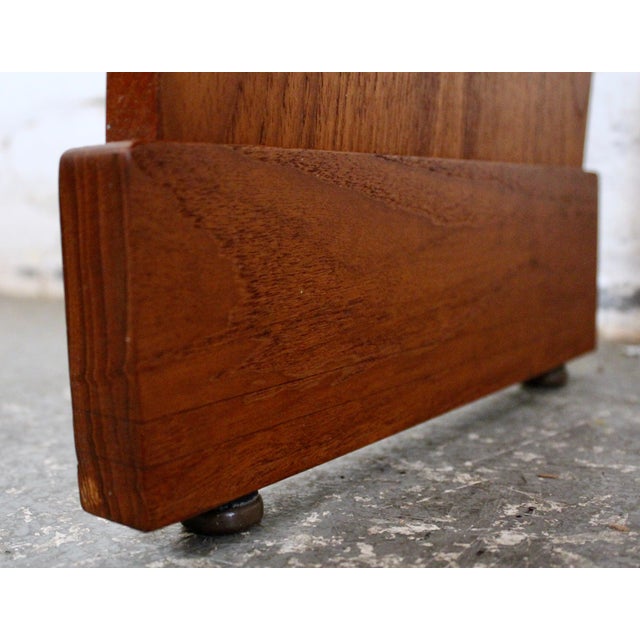 Vintage Teak Console Table For Sale - Image 10 of 10