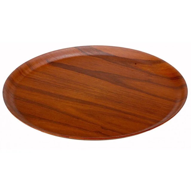 Teak Molded Tray from Aary, 1960s For Sale - Image 3 of 3