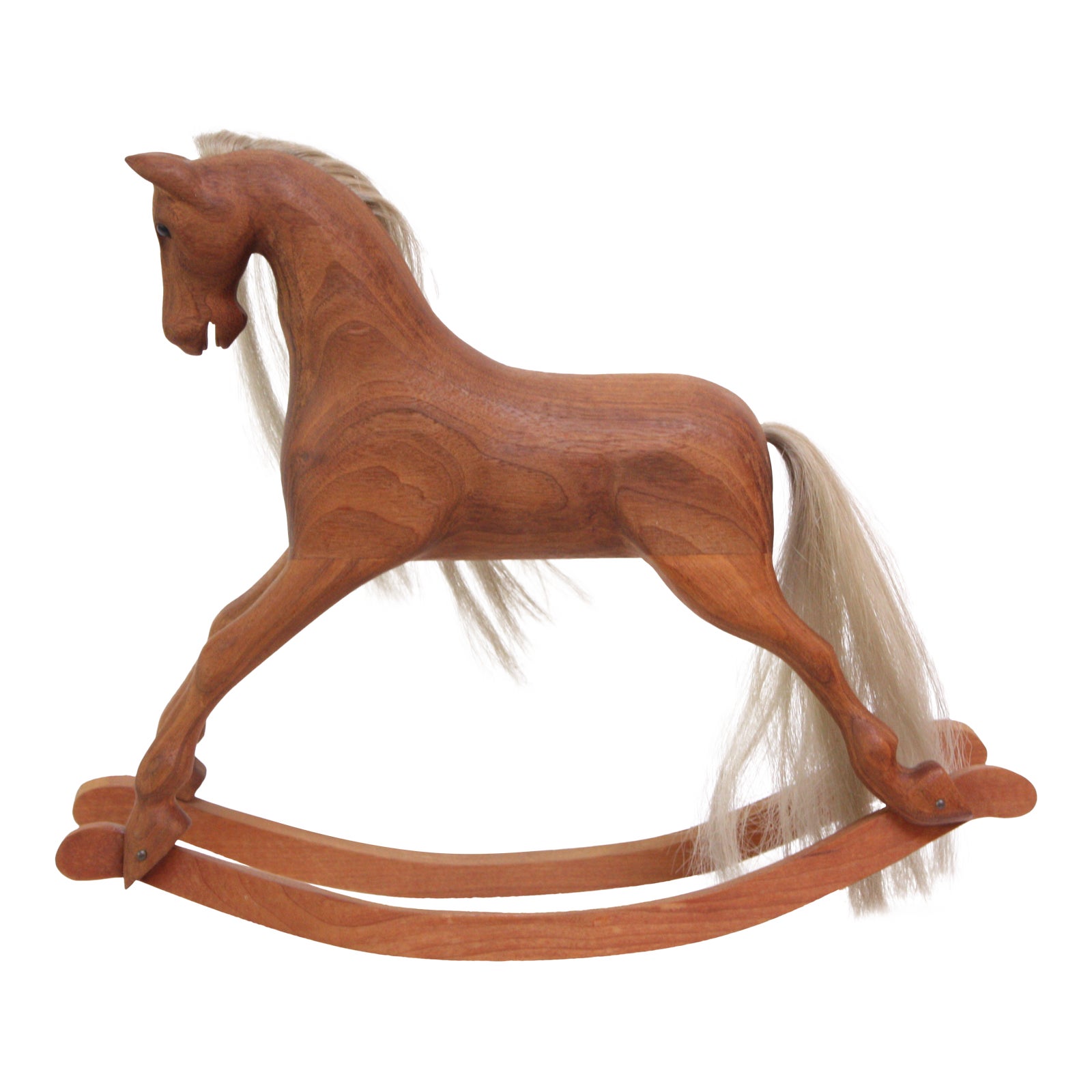 Danish Modern Teak Rocking Horse | Chairish
