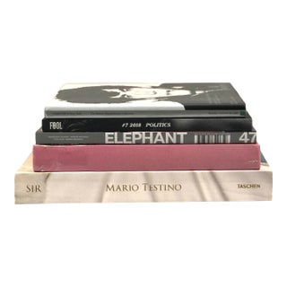 Curated Photography Inspirated Books - Set of 5 For Sale