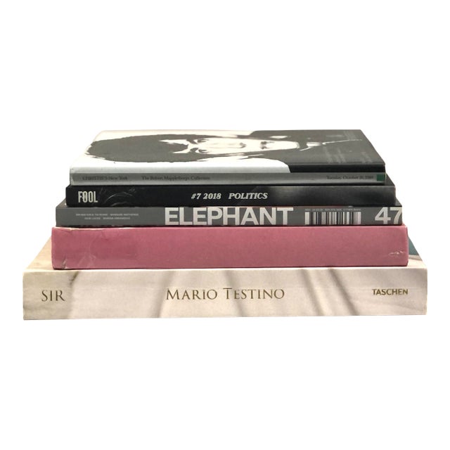 Curated Photography Inspirated Books - Set of 5 For Sale