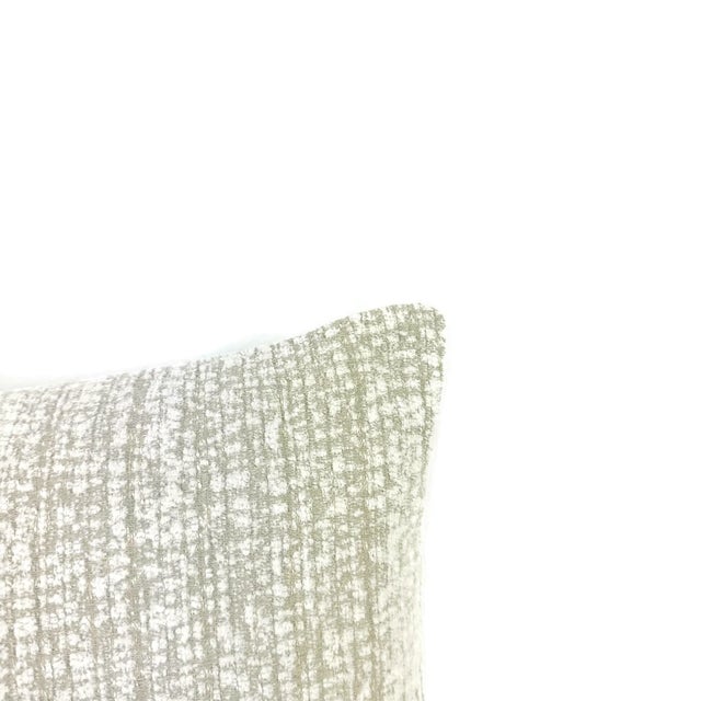 From Perennials is ROCK STEADY in White Sands pillow cover. This pillow features small-scale, textured pattern that...