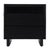 Spritely Home Accent Furniture Halmstad 24 in. W Wood Panel 2 Drawer Nightstand with Soft-Closing Drawers, Black For Sale - Image 4 of 8