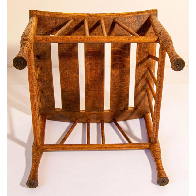 Egyptian Revival Thebes Stool, Liberty & Co Attributed Circa