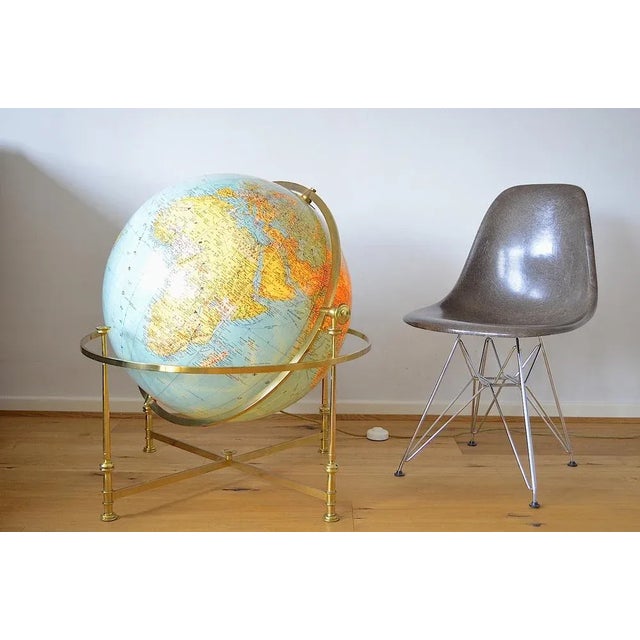 XXL Globe in Brass Frame from JRO Verlag, 1960s For Sale - Image 10 of 18