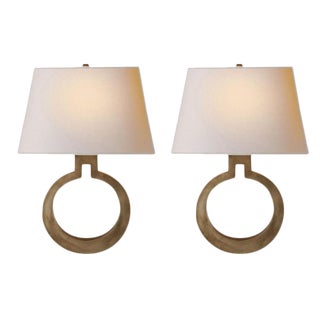 Visual Comfrot E.F. Chapman Ring 1-Light Wall Lights - A Pair For Sale