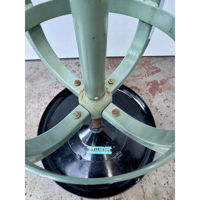 1930's a.s. Aloe Adjustable Medical Stool, St. Louis For Sale - Image 10 of 12