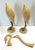Pair Italian Hollywood Regency Carved Wood, Brass & Iron Heron Sculptures, C1980 For Sale - Image 11 of 11