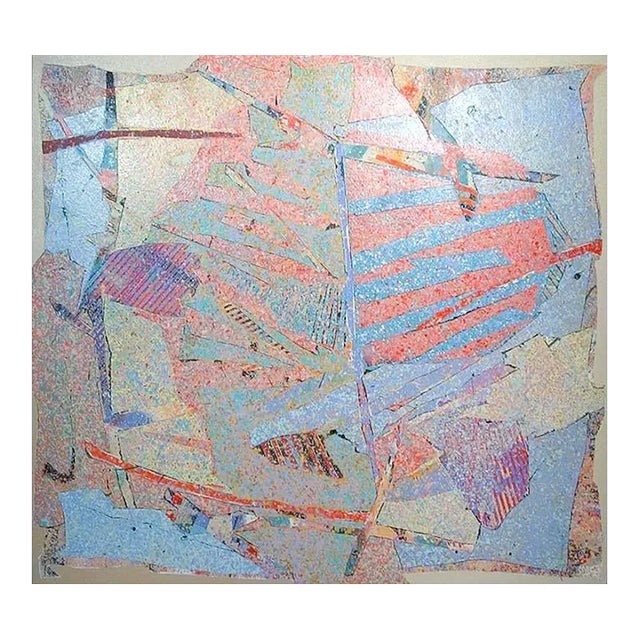 1980s Sally Anderson "Improvisation" Original Abstract Painting For Sale