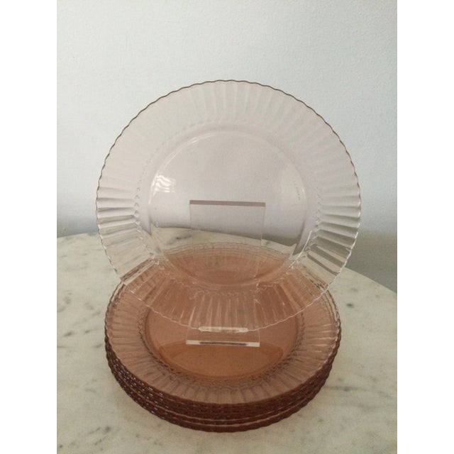 Elegant and delicate Pink blush swirl pattern, dinner plates set of 8, Pale Blush bridal Shower Dishes by 'ForteCrisa'...