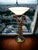 1920s Venetian Style Floor Lamp with Cherub in Wood and Opaline Glass, 1920s For Sale - Image 5 of 8