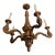 Paul Ferrante Giltwood Five-Light Carved Chandelier For Sale