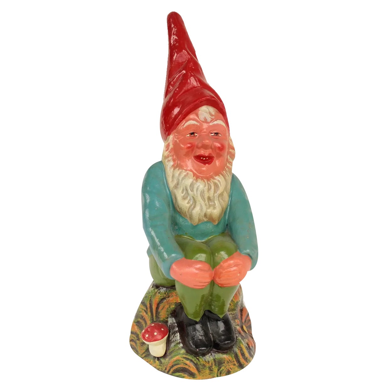 Large Garden Gnome by Heissner, GDR, 1950s Chairish