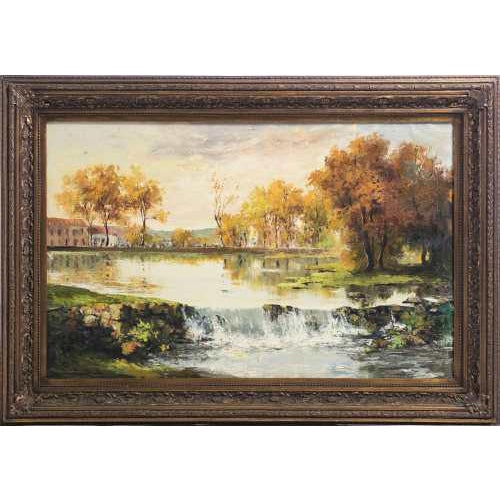 European School Artist, Landscape, Oil on Canvas For Sale
