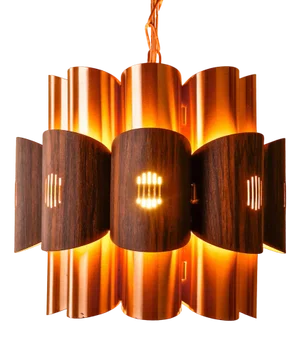 Danish Copper Pendant Lamp by Werner Schou for Coronell Elektro, 1960s