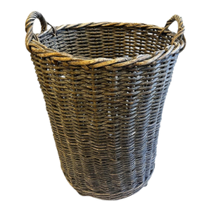 Mid 20th Century Large Vintage French Basket With Handles