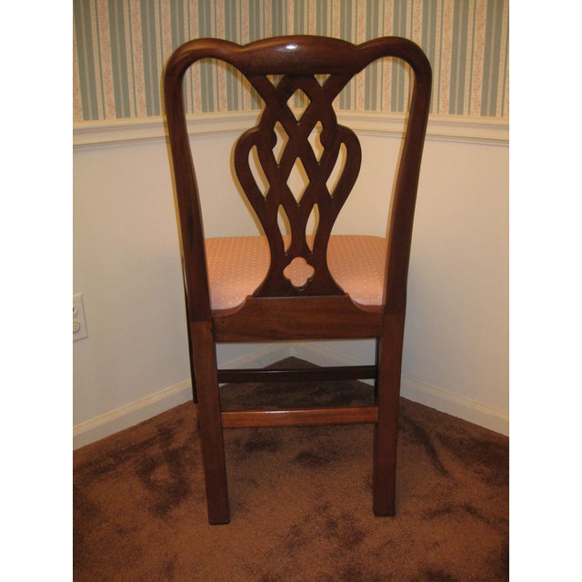 Baker Chippendale Pretzel Back Dining Chairs Set of 6 Chairish