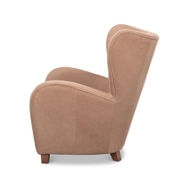 Modern Wing Chair For Sale - Image 4 of 10