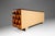 1970s Rare Brutalist Space Age Sculptural Diamond Faced 8-Drawer Dresser / Sideboard W/ Leather Top, Italy, C. 1970s For Sale - Image 5 of 16