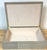 Monumental Geometric Faux Shagreen and Ivory Decorative Box For Sale - Image 16 of 16