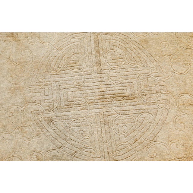 Textile Doris Leslie Blau Vintage Chinese Rug For Sale - Image 7 of 8