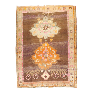 Zabihi Collection Floral Turkish Kars Rug