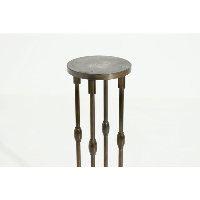 Art Deco Bronze Pedestal, 1930s For Sale - Image 10 of 10