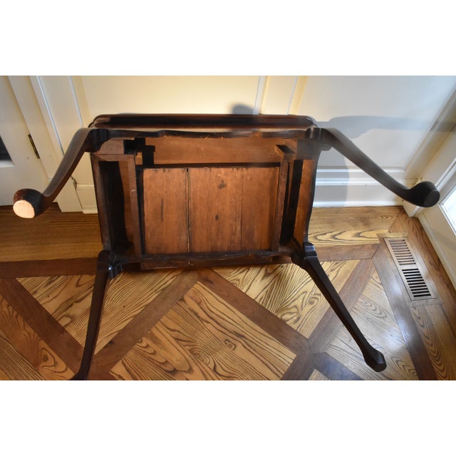 18th Century Mahogany Dutch Silver or Tea Table For Sale In Minneapolis - Image 6 of 7