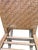 Wood Mid-20th Century Woven Split Reed Gout Rocker or Footrest For Sale - Image 7 of 11