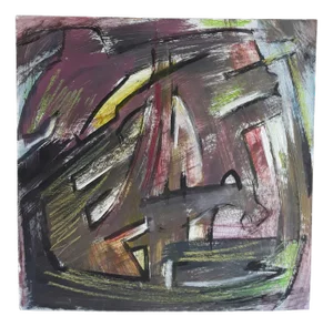 Norbert Louis, Durchbrochen, 2000, Tempera on Cardboard