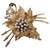 This exquisite vintage brooch is a standout piece of Italian costume jewelry, likely dating from the early 2000s. It...